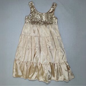 GAP Gold Sequin Dress